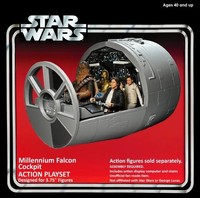 Star Wars Millennium Falcon Cockpit Room 3.75 inch Action Playset Diorama