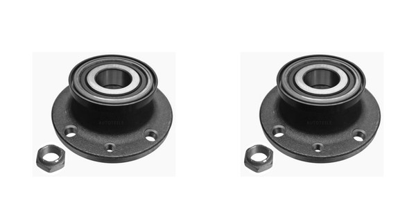 NK 2X Radnabe Radlagersatz Hinterachse FüR Fiat Doblo 119 223 192 192-image
