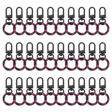 30pcs Ganci a Forma di Chele per DIY Artigianato, Carini per Creazioni, Nero