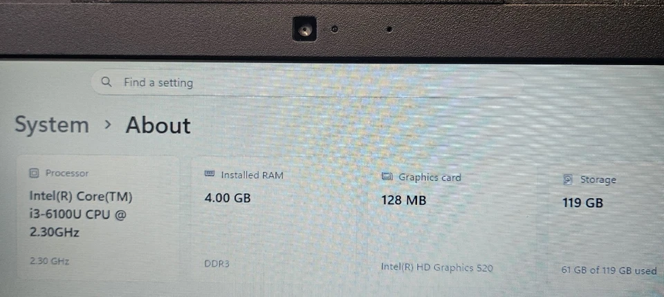 Dell Latitude 3470 · i3-6100U · 4GB · 120GB, photo 4 of 5