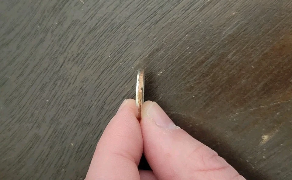 2003 P Roosevelt Dime Raised Rim No Ridges Non Reeded rare Error Coin - Image 3 of 4