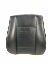 Bmw E34 5-series Black Leather Front Seat Backrest Cushion Heated 1989-1995 Oem