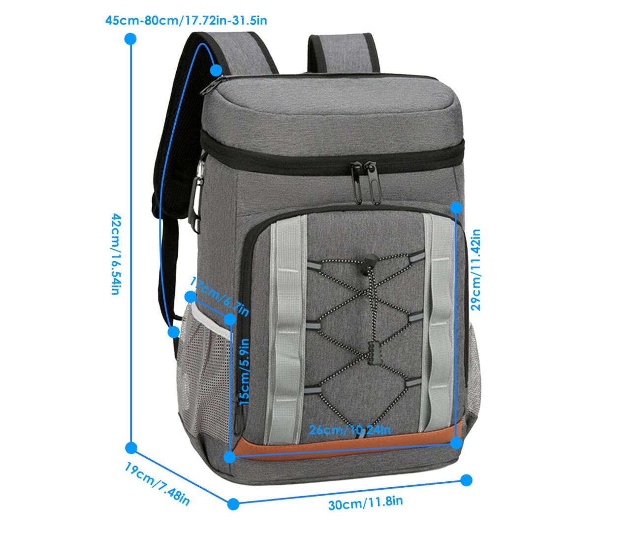 36 Can Leakproof Insulated Cooler Backpack for Outdoor Adventures
