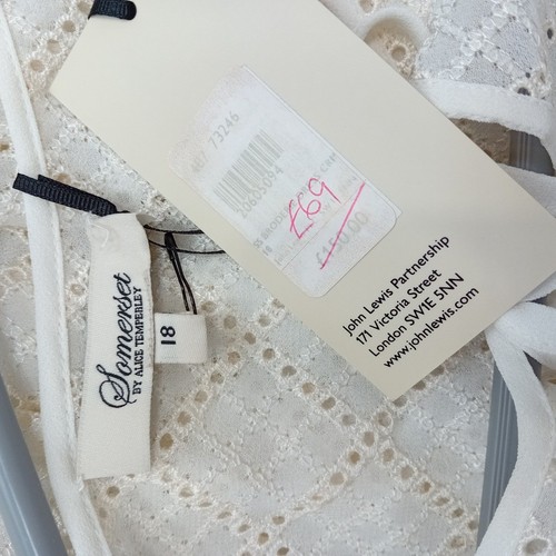 Somerset by Alice Temperley Dress Size 18 Womens Cream New with Tags FLT-FPL - Picture 8 of 10