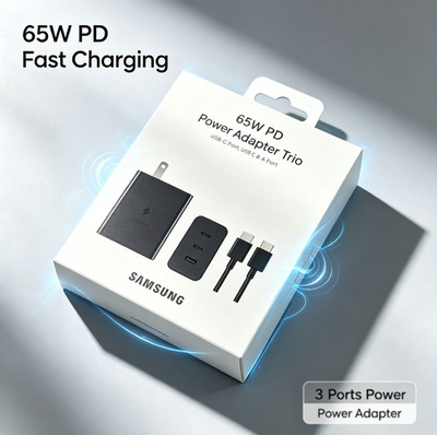 65W Type USB C Super Fast Wall Charger+Cable For Samsung Galaxy S23 S22 S21 S24