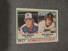 1978 Topps #206 Strikeout Leaders Nolan Ryan Clean Sharp!