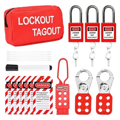 Lockout-Tagout-Kit, Lockout-Tagout-Kits Elektrisch, Gruppen-Lockout-Haspen,8635