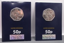 2026 Game of Thrones - Fire and Ice 50p Fifty Pence Coins (x2) in CC Cards