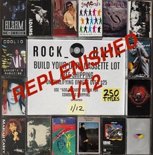 ALL $5 80's-90's ROCK POP BUY 5 & GET FREE SHIPPING BUILD YOUR CASSETTE TAPE LOT