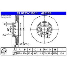 2x Bremsscheibe vorne für Seat Exeo 3R2 ST 3R5 | 26204376