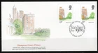 1¢ WONDER'S ~ GREAT BRITAIN HAMPTON COURT PALACE FDC GUTTER PR-UNADDRESSED~ F45