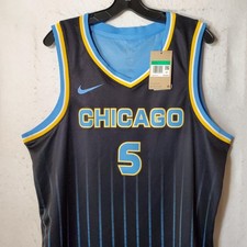 Chicago Sky Basketball Jersey Womens XL Black WNBA Nike Dri Fit Explorer Reese 5