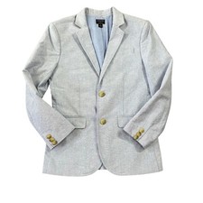 Crewcuts J. Crew Boys Size 14 Thompson Blazer Jacket Light Blue Formal Wedding