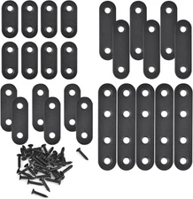 28Pc Mending Plates for Wood Stainless Steel Flat Brackets Furniture Repair