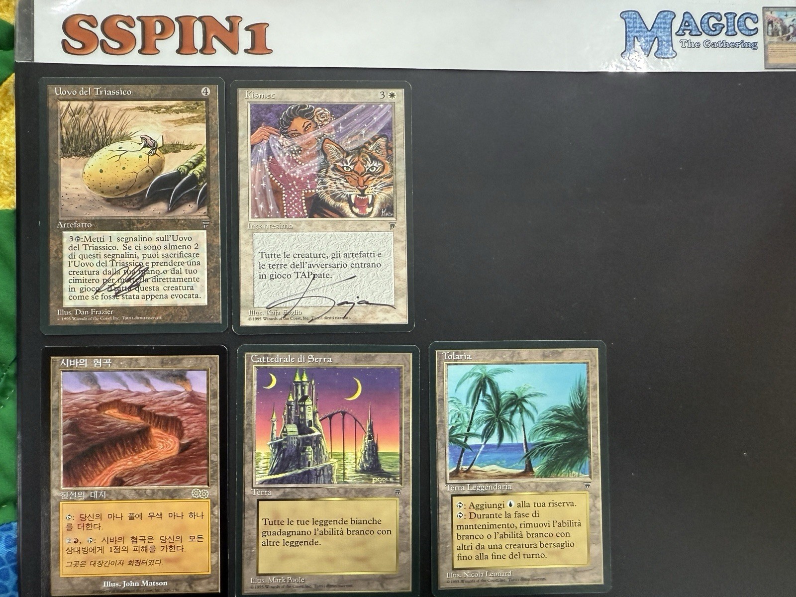 MTG Kismet, Triassic Egg Legends FBB 2 Are Signed,  Plus Lands