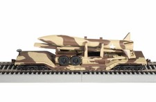 Bachmann Trains - 52' Center Depressed Flat Car - Desert Camouflage with Miss...