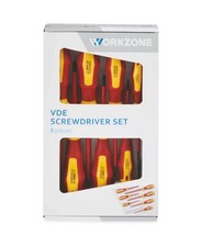 WORKZONE VDE SCREWDRIVER SET 8 PIECES