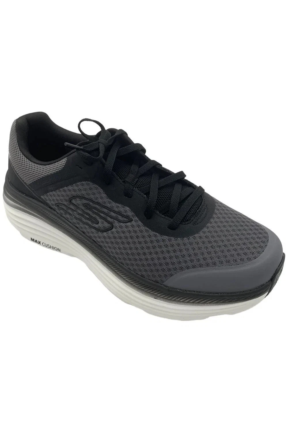Skechers Men's Go Run Max Cushioning Endeavour Dark Grey/White