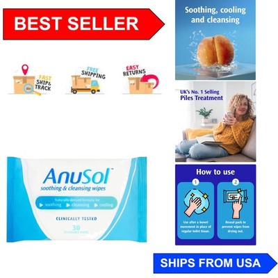 Biodegradable Soothing Wipes - 30 Pack for Gentle Care & Eco-Conscious Families
