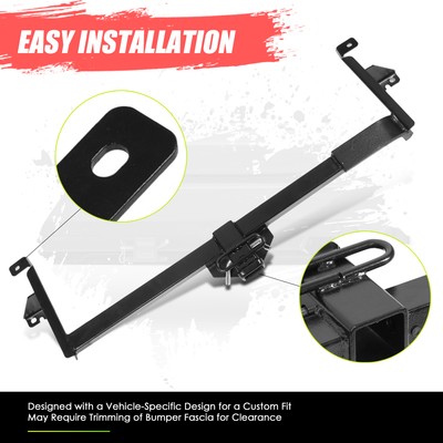 GTRacers Class 3 Trailer Hitch Receiver - 2-inch, Fits 2004-2007 Chrysler Town & Country Van