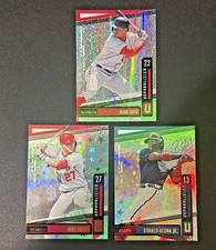 2020 Panini Chronicles Unparalleled 3 Baseball Card Lot -Trout/Acuna/Soto-Astral