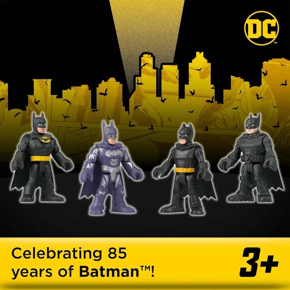 Figura de película Imaginext DC Super Friends Batman Toys colección 85 aniversario Foto 2 de 4