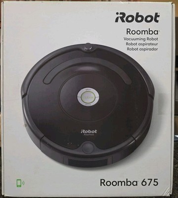 iRobot Roomba 675 WiFi, Black - R675020 - Very Good 