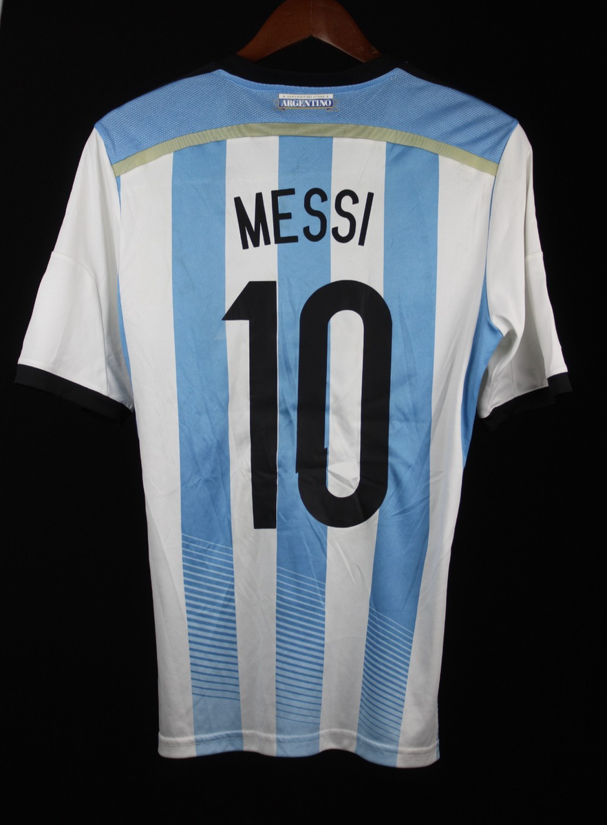 Argentina Jersey Adidas 100% Authentic Small #10 MESSI World Cup
