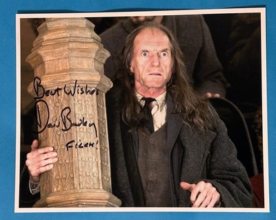 David Bradley  -  Harry Potter  - signed, original Autogramm !!!