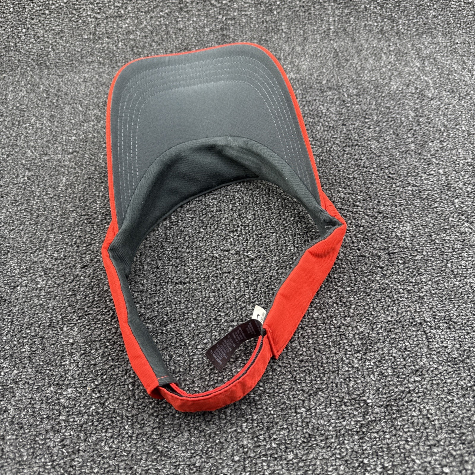 NIKE Dri Fit Golf Pickleball Tennis Visor/Hat Orange Red Black Swoosh Adult Size thumbnail 10