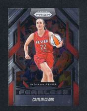 2025 WNBA PANINI PRIZM * CAITLIN CLARK * FEARLESS * CARD #7 INDIANA FEVER IOWA