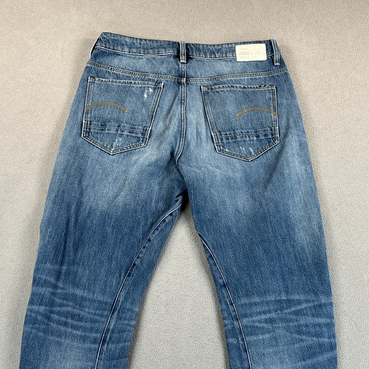 G-Star RAW ARC 3D Mid Boyfriend Jeans Womens 30 Blue