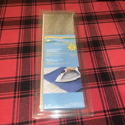 Dritz Needle Board Velvet Pile Fabric Pressing Board 13x4.25 Heat Resistant VTG