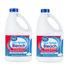 Low Splash Bleach Regular, 121 Oz pack of 2 0.03 per gallon