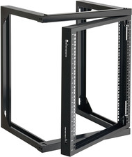 12U Open Frame Server Rack - Wall Mount or Free Standing for 19" Equipment