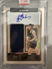 LI YUERU 2025-26 PANINI ONE AND ONE WNBA JERSEY PATCH AUTO /99 WINGS
