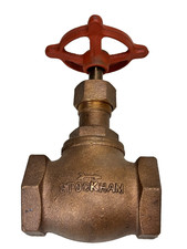STOCKHAM B-16 Bronze Globe Valve 1-1/2" NPT 125-S / 200-CWP, Screwed Bonnet
