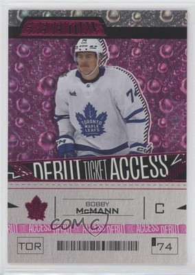 2023 Credentials Debut Ticket Access Pink 21/49 Bobby McMann #124 Rookie RC q2c