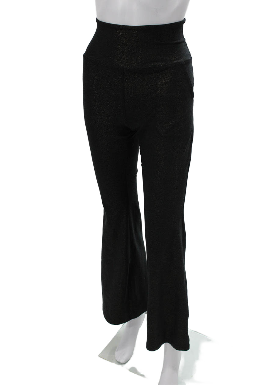Beyond Yoga Womens Black Solid Polyester Leggings… - image 2