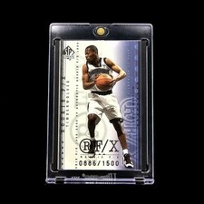 Rare William Avery Rookie Card RC NBA #886/1500 2000-01 SP Authentic RF/X #104 