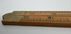 VINTAGE STANLEY NO. 61 BOXWOOD BRASS 2FT FOUR-FOLD RULE VERTICAL READ UPRIGHT — photo 6