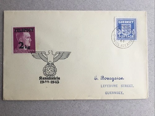 1944 Guernsey Cover Used During Occupation By Germany