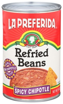 La Preferida Bean Refried Chplte 16 OZ Pack Of 12