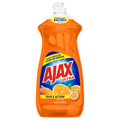 #ad AJAX Ultra Triple Action Orange Liquid Dish Soap 28 fl oz $4.78