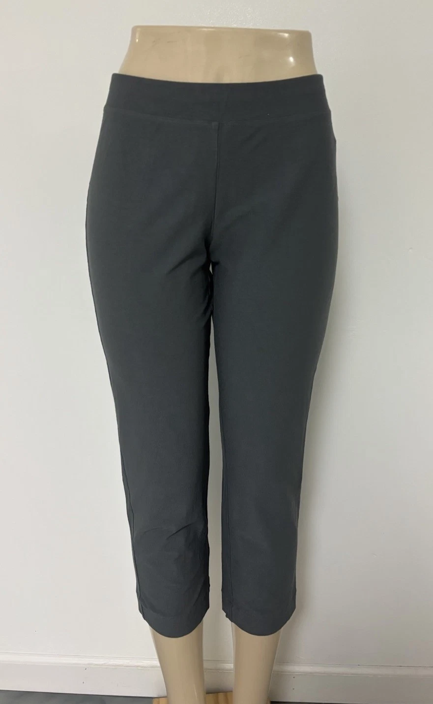 eileen fisher Women’s Pull On Capri Pants Elastic Waistband Size M