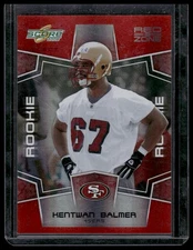 2008 Score Select #352 Kentwan Balmer Red Zone #/30