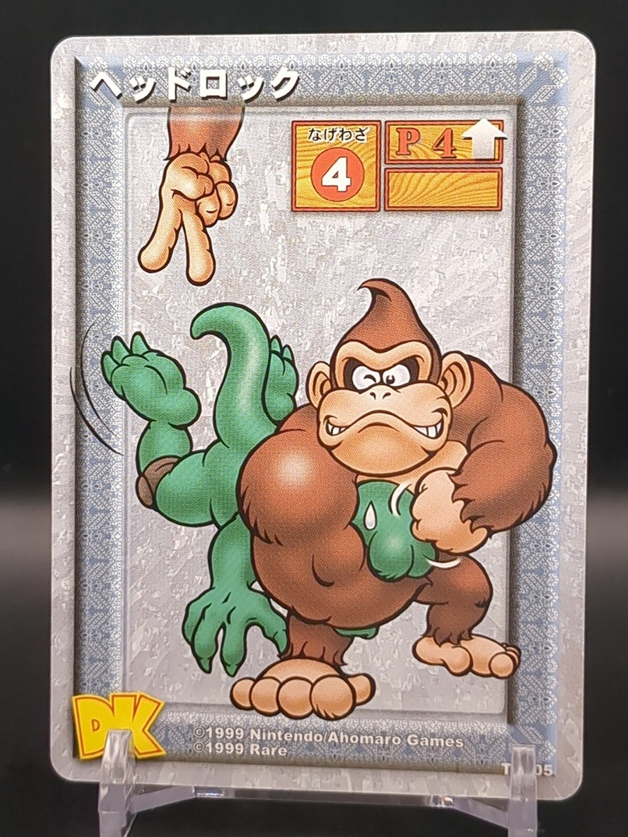 Donkey Kong Kritter #T0005 Donkey Kong Card Game Nintendo 1999