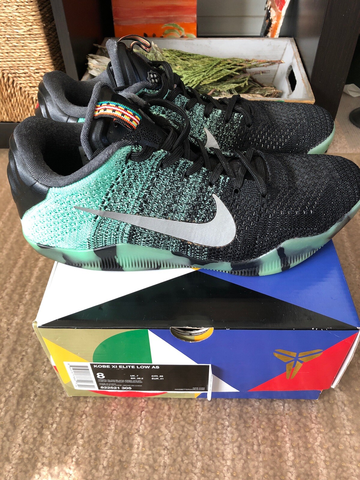 kobe xi elite low green