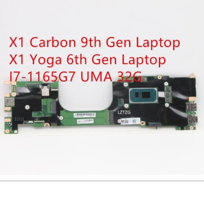 Motherboard For Lenovo X1 Carbon 9th Gen /X1 Yoga 6th Gen I7-1165G7 UMA 32G