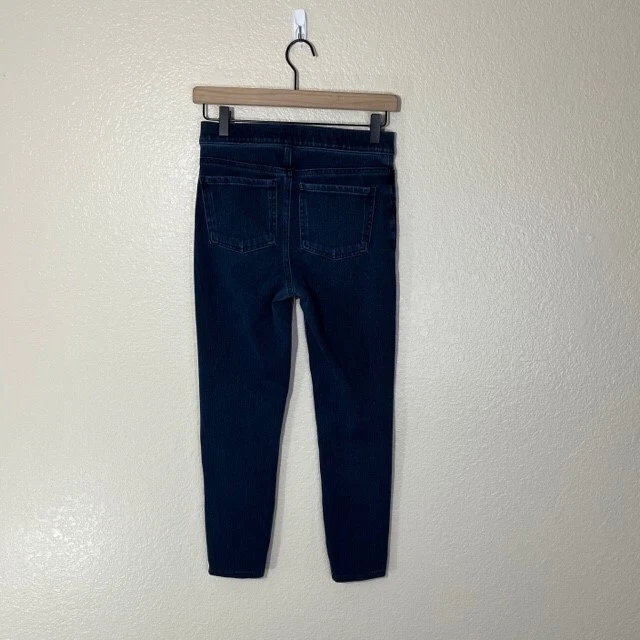 Spanx Jegging Women Jeanish Legging Dark Wash Denim High Rise Crop Petite Small - Image 4 of 4